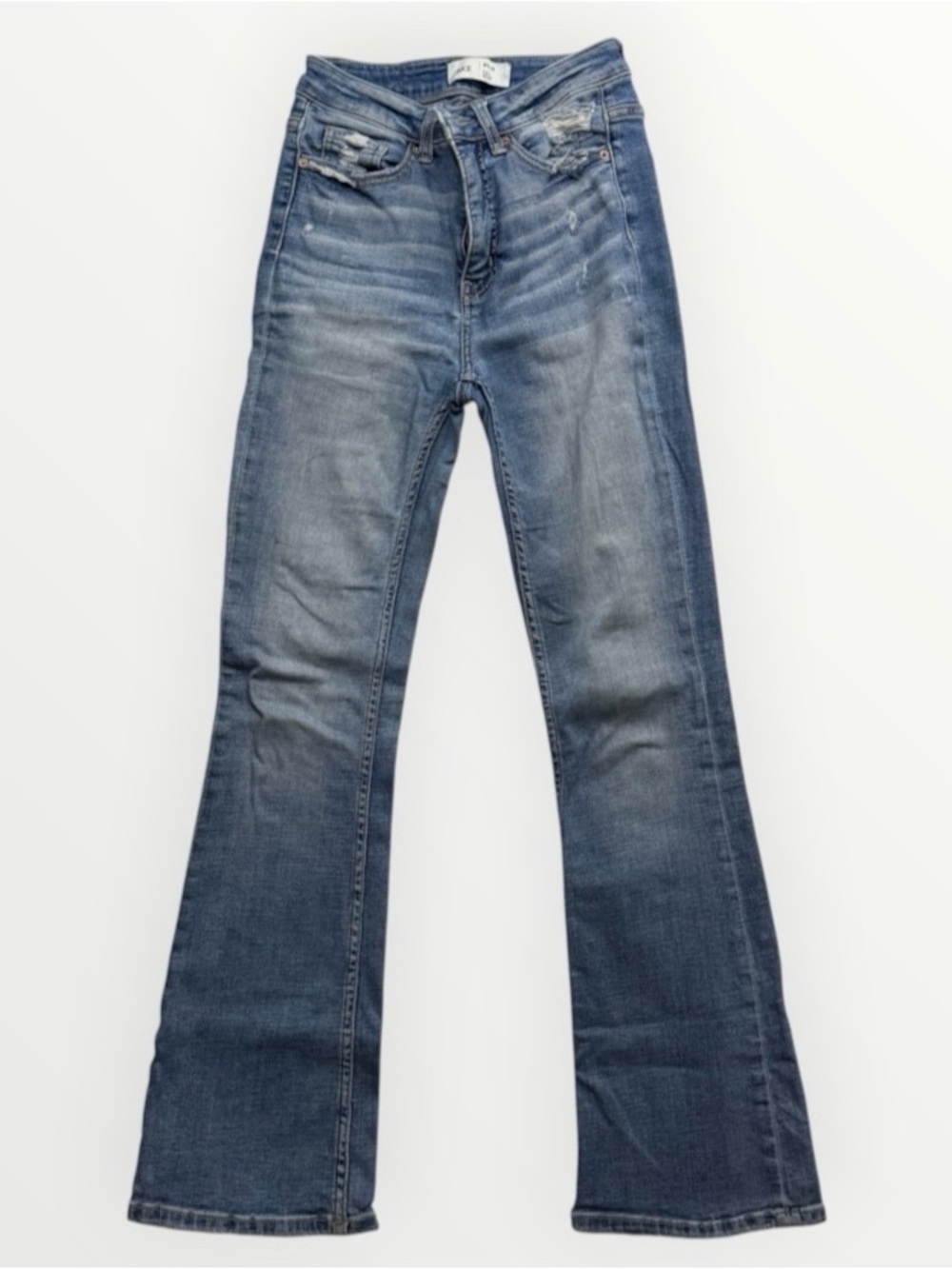 BKE Billie slim fit high-rise boot cut